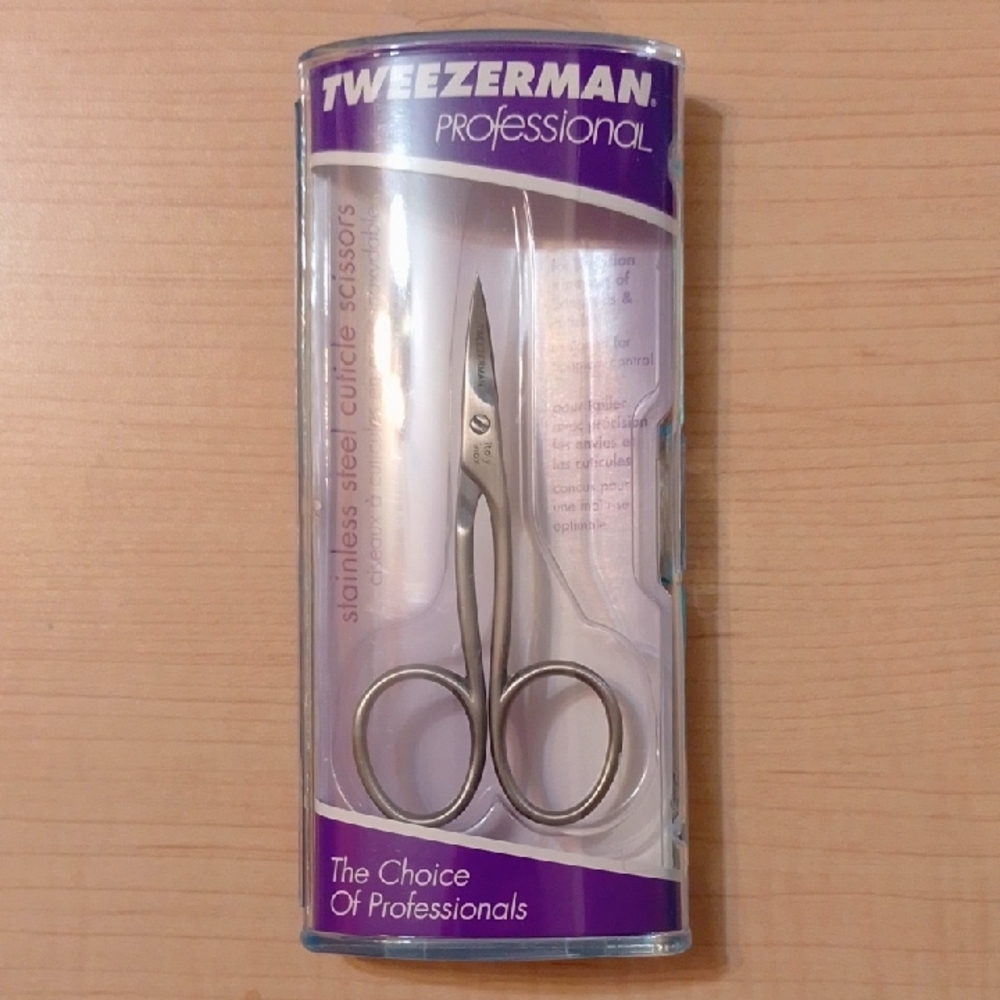 Tweezerman Professional Stainless Steel Cuticle Scissors